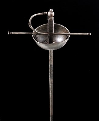 Lot 307 - a spanish cup-hilt rapier