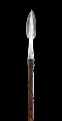 Lot 351 - A North German Boar spear from the Court hunt of Georg Wilhelm
