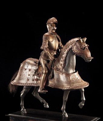 Lot 357 - **A FINE FRENCH ETCHED MODEL ARMOUR FOR MAN