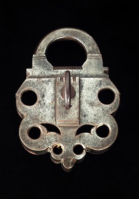 Lot 374 - **a german steel padlock