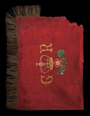 Lot 380 - A RARE SQUADRON STANDARD OF THE ROYAL HORSE