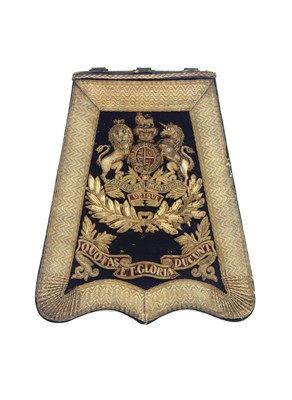 Lot 388 - a victorian sabretache of the royal artillery