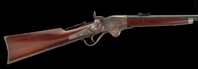 Lot 421 - A RARE AMERICAN MODEL 1860 SPENCER REPEATING