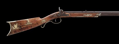 Lot 423 - **an american percussion plains rifle