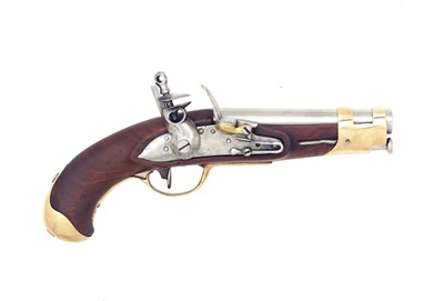 Lot 439 - a french model an Ix gendarmerie pistol