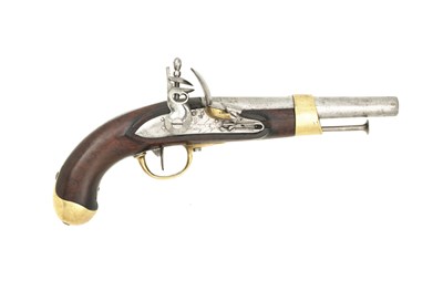 Lot 441 - a french model an. xiii flintlock pistol