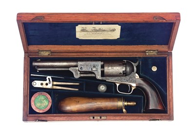 Lot 454 - A VERY FINE AND RARE .44 CALIBRE COLT HARTFORDENGLISH