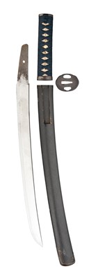 Lot 18 - A JAPANESE SHORTSWORD (WAKIZASHI)