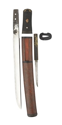 Lot 27 - A JAPANESE DAGGER (TANTO)