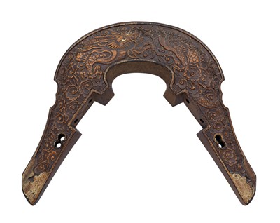 Lot 54 - THE FRONT PLATE FROM A JAPANESE SADDLE (KURA)
