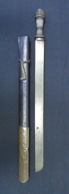 Lot 75 - A BHUTANESE SWORD