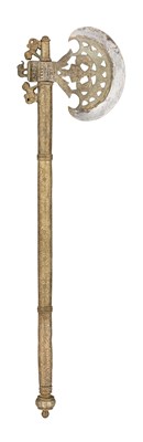 Lot 76 - AN INDIAN AXE