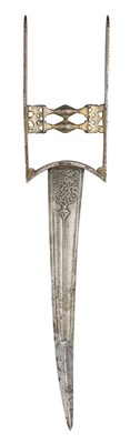 Lot 77 - AN INDIAN DAGGER (KATAR)