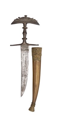 Lot 79 - A HINDU KUSH DAGGER (JAMDHAR KATARI)