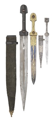 Lot 89 - THREE CAUCASIAN DAGGERS (KINDJAL)
