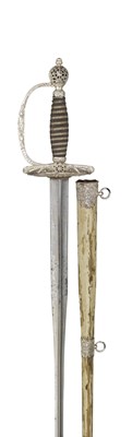 Lot 119 - A SILVER-HILTED SMALL-SWORD RETAILED BY CLARKE