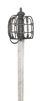 Lot 124 - A HIGHLAND BASKET-HILTED BACKSWORD