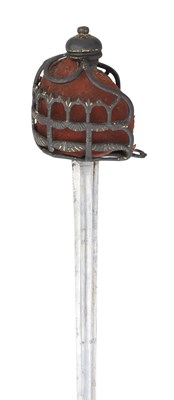 Lot 128 - A FINE AND RARE BRITISH HEAVY CAVALRY OFFICER'S SWORD