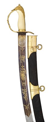 Lot 133 - ËœA BRITISH 1803 PATTERN LIGHT INFANTRY OFFICER'S SABRE BY OSBORN 82 PALL MALL