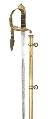Lot 144 - A BRITISH INFANTRY OFFICER'S 1845 PATTERN SWORD