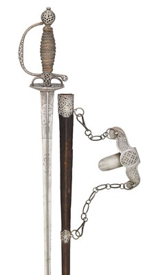 Lot 207 - A FRENCH SMALL-SWORD