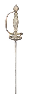 Lot 224 - A FRENCH SILVER-HILTED SMALL-SWORD FOR A BOY