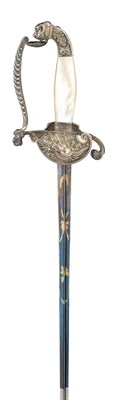 Lot 245 - A FRENCH SILVER-HILTED OFFICER'S EPÃ‰E
