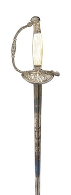 Lot 246 - A FRENCH SILVER-HILTED OFFICER'S EPÃ‰E