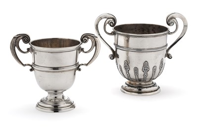 Lot 172 - TWO VICTORIAN SILVER TROPHY CUPS