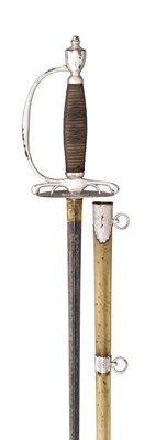 Lot 292 - A SILVER-HILTED SMALL-SWORD