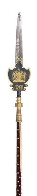 Lot 307 - AN ENGLISH PARTISAN FOR THE GUARD OF QUEEN ELIZABETH II (1956