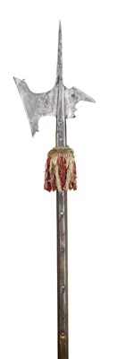 Lot 315 - A GERMAN HALBERD