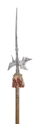 Lot 319 - AN UNUSUAL GERMAN HALBERD