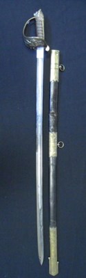 Lot 335 - AN 1847 PATTERN NAVAL OFFICER'S SWORD RETAILED BY MANTON & CO