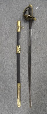 Lot 343 - A VICTORIAN 1822 PATTERN OFFICER'S SWORD