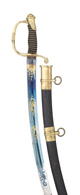 Lot 357 - A FRENCH OFFICER'S SWORD