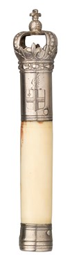 Lot 377 - ËœA SILVER AND IVORY-MOUNTED CITY OF LONDON TIPSTAFF