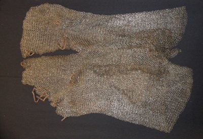 Lot 384 - â€¡ THE FOREPART AND SIDES OF A MAIL SHIRT