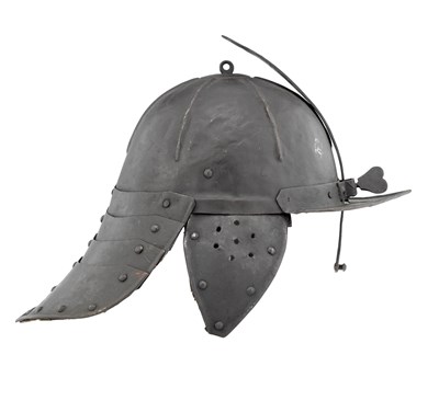 Lot 387 - A GERMAN ZISCHÃ„GGE OF SHOT-PROOF WEIGHT