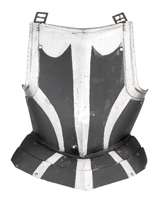 Lot 401 - A GERMAN 'BLACK AND WHITE' BREASTPLATE