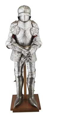Lot 407 - A CAP-A-PIE FIELD ARMOUR IN THE LATE 15TH CENTURY GERMAN 'GOTHIC' STYLE