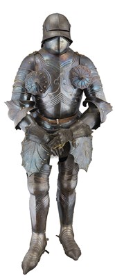 Lot 408 - A CAP-A-PIE FIELD ARMOUR IN THE LATE 15TH CENTURY GERMAN 'GOTHIC' STYLE