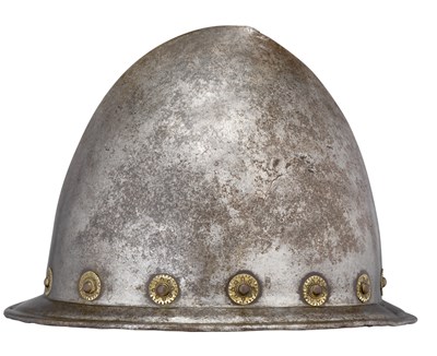 Lot 412 - AN ITALIAN MORION IN THE SPANISH FASHION