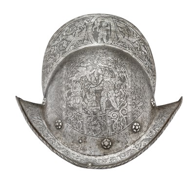 Lot 413 - A GERMAN COMB-MORION