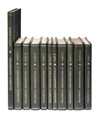 Lot 487 - Fragmenta Armamentaria: Volumes I-II; V-VI; Church Armour, 11 vols.