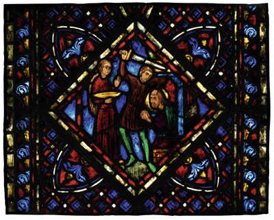 Lot 511 - ZETTLER STUDIOS (1870-1934) THE BEHEADING OF SAINT JOHN THE BAPTIST