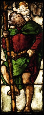 Lot 536 - ZETTLER STUDIOS (1870-1934) SAINT CHRISTOPHER