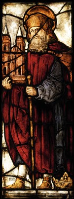 Lot 537 - ZETTLER STUDIOS (1870-1934) ST SEBALDUS