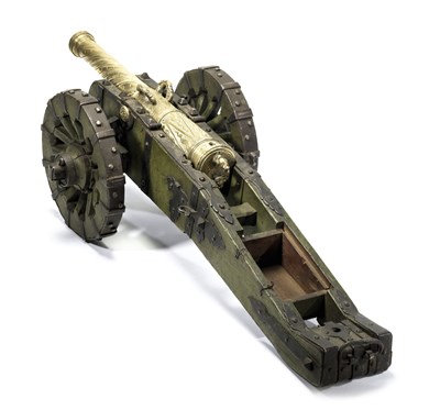 Lot 567 - A SALUTING CANNON IN THE STYLE OF THE FIRST HALF OF THE 16TH CENTURY