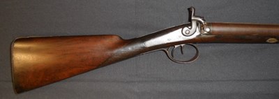 Lot 647 - A D.B. 12 BORE PERCUSSION SPORTING GUN BY J. NOBBS
